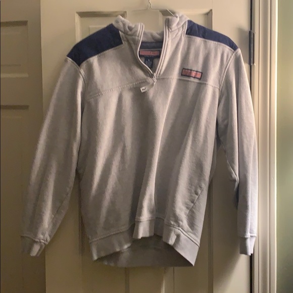 Vineyard Vines Shepshirt Gray with Corduroy Top - Picture 1 of 2